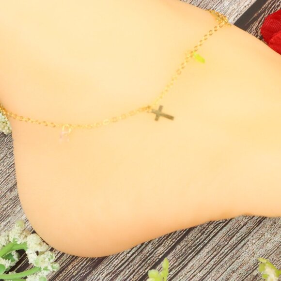 "Elegant Handmade Anklet – Delicate Jewelry for Women, MAR092081 - Picture 7 of 10